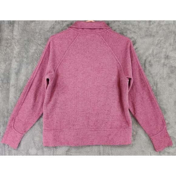 Nike Sweatshirt Womens Small Pink 1/4 Zip Therma Fit Athletic Casual Pullover - Picture 2 of 10